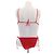 Autre Marque Bikini rojo de 2 piezas Roja - vista 2