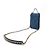 Custodia per telefono Chanel19 in denim con catena Blu - vista 2