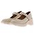 Jonak Babies "Dovy" à semelles crantées en cuir glacé écru Beige