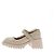 Jonak Babies "Dovy" à semelles crantées en cuir glacé écru Beige - view 3