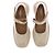 Jonak Babies "Dovy" à semelles crantées en cuir glacé écru Beige - view 6
