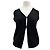 Autre Marque DUNST Ärmellose Strickjacke Schwarz Baumwolle S