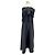 Dagmar Schwarzes Satin-Kleid