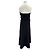 Dagmar Schwarzes Satin-Kleid - vista 2