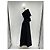 Dagmar Schwarzes Satin-Kleid - vista 3