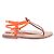 K Jacques Infradito arancione fluorescente - vista 3