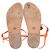 K Jacques Infradito arancione fluorescente - vista 7