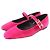 Hermès Scarpe da balletto Velor Hermes 36.5 Donne Rosa Fuschia