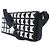 Borsa a spalla in cotone Chanel Choco Bar Ice Cube Nero - vista 2