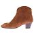 Autre Marque Botines de ante color camel Castaño - vista 3