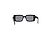 Tod's Gafas de sol rectangulares negras Negro - vista 3