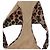 Autre Marque Costume da bagno a due pezzi e pareo con motivo leopardato Marrone - vista 12