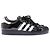 Adidas Baskets "Supertars II" en cuir noir vernis - view 2