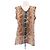 John Galliano Top à motif python