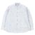 Camisa de mezclilla con estampado oblicuo de algodón Dior Azul