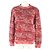Suéter de punto rojo con estampado Balenciaga XS Roja