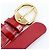 Cinturón Monogram Vernis Louis Vuitton M6980 Roja - vista 4
