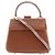 Borsa a spalla in pelle 2WAY di Salvatore Ferragamo Marrone