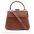 Borsa a spalla in pelle 2WAY di Salvatore Ferragamo Marrone - vista 10