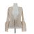 Marni Wollcardigan beige mit Schleife