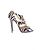 Jimmy Choo Absatzsandalen mit Zebramuster Schwarz - Ansicht 2