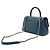 Chanel Coco Handle Chevron Leder 2-Wege Tasche Blau - Ansicht 2