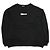 Autre Marque Gracias LOGO SWEAT CN Sudadera de algodón limitada Negro - vista 2