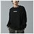 Autre Marque Gracias LOGO SWEAT CN Sudadera de algodón limitada Negro - vista 3