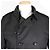 & Other Stories Polyester Shadow Stripe Trench Coat Black - view 2
