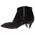 Saint Laurent Botines negros de ante con flecos - vista 3