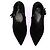 Saint Laurent Botines negros de ante con flecos - vista 6