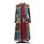 Etro Midikleid mit buntem Print aus Viskose Mehrfarben
