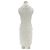 Vestido skater blanco sin mangas Alaïa - vista 2