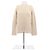 Paco Rabanne Fleece Pullover Creme Baumwolle S Kamel