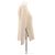 Paco Rabanne Fleece Pullover Creme Baumwolle S Kamel - Ansicht 3