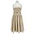 Barbara Bui Seidenkleid ohne Träger Beige Größe 36