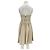 Barbara Bui Seidenkleid ohne Träger Beige Größe 36 - Ansicht 2