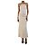 Autre Marque Graues Midi-Kleid mit Reißverschluss - Größe UK 6