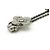 Collar Péndulo de Metal Vivienne Louis Vuitton M00831 Gris - vista 3