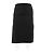 Falda de lana negra Courreges Negro