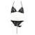 Hermès Bikini Negro Poliéster