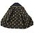 Abrigo con capucha de lana y seda Monogram Louis Vuitton Negro - vista 6