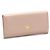Cartera larga de cuero Saffiano Prada Beige - vista 2
