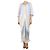 Masscob Gestreiftes Midi-Kleid Blue Maggie - Größe S Blau