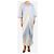 Masscob Gestreiftes Midi-Kleid Blue Maggie - Größe S Blau - Ansicht 3