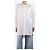 Autre Marque Camisa larga a rayas blancas - tamaño UK 10 Blanco - vista 3