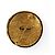 Runde Brosche Logo Chanel Vintage 31 Rue Cambon Golden - Ansicht 3