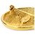 Runde Brosche Logo Chanel Vintage 31 Rue Cambon Golden - Ansicht 6