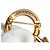 Spilla Piastra Logo Cambon di Chanel D'oro - vista 6