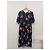 Langes schwarzes Blumenkleid Größe XL Desigual - Ansicht 3